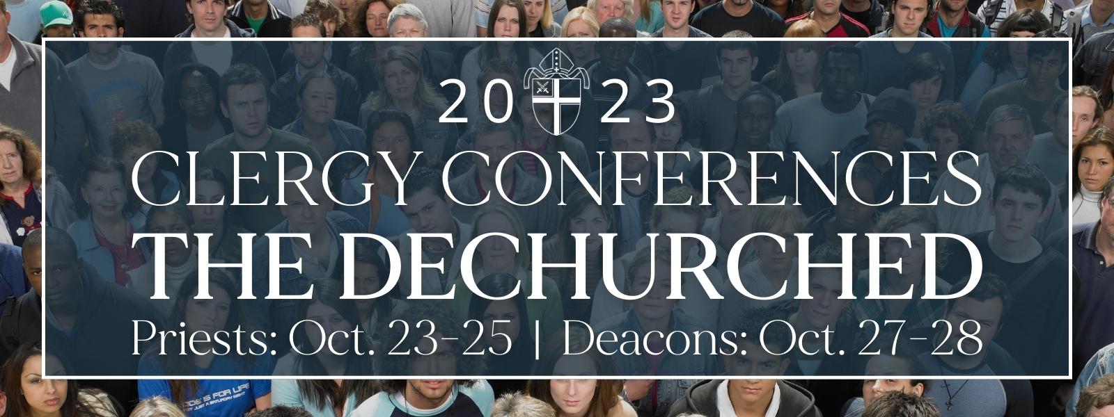 2023 Clergy Conferences Header